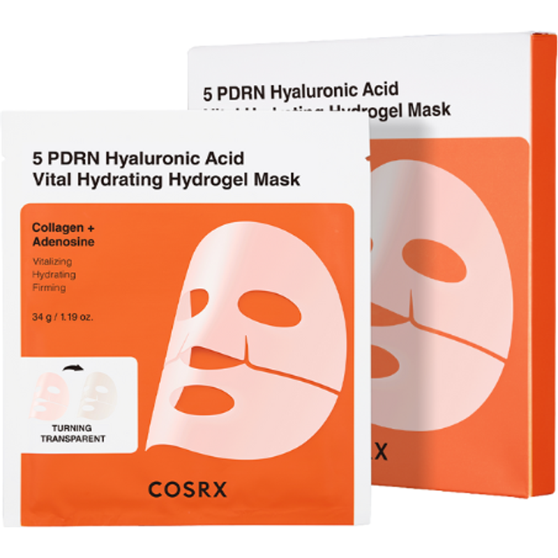 COSRX - Masque hydrogel hydratant vital à l'acide hyaluronique 5 PDRN - 34g*3ea