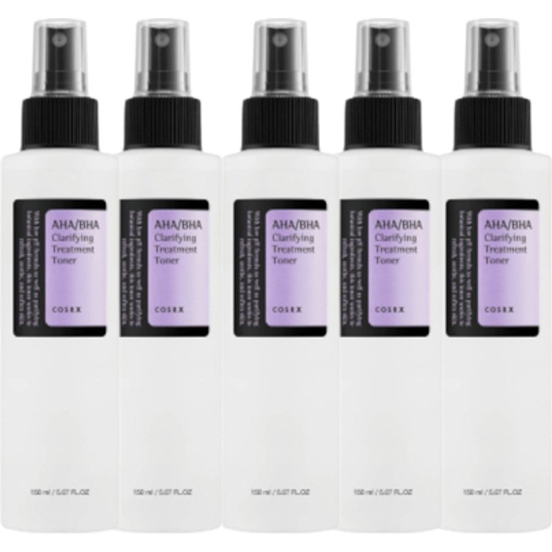 COSRX AHA/BHA Clarifying Treatment Toner 150ml (5ea) Set