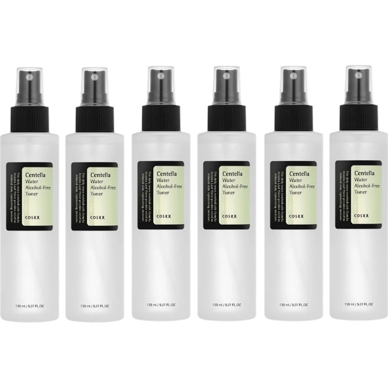 COSRX Centella Toner Ă l'eau sans alcool (6ea) Set