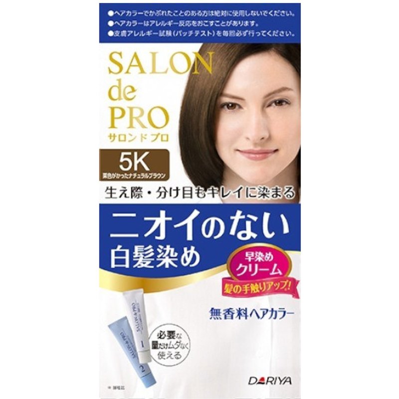 Dariya - Salon De Pro - Hair Color Cream - 1box - 5K Chestnut natural brown
