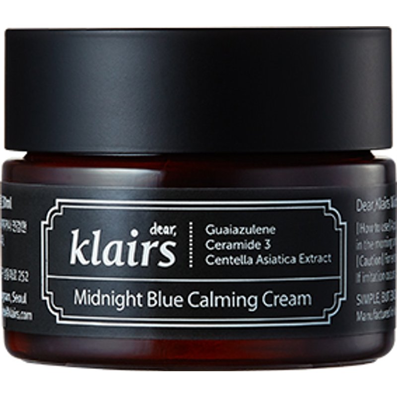 Dear, Klairs - Crème calmante bleu nuit - 30ml