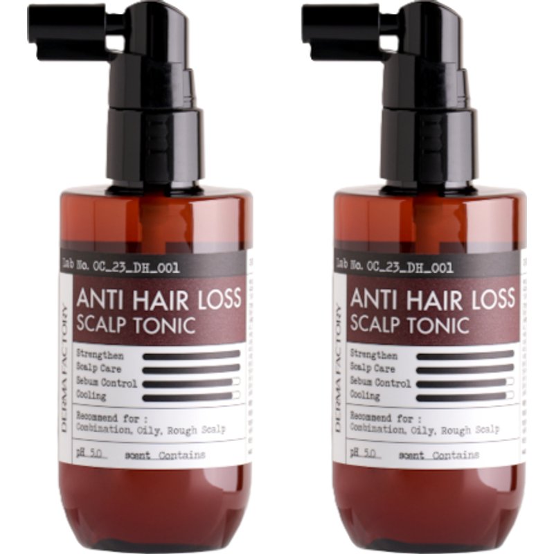DERMA FACTORY - Anti Hair Loss Scalp Tonic - 100ml DUO Set
