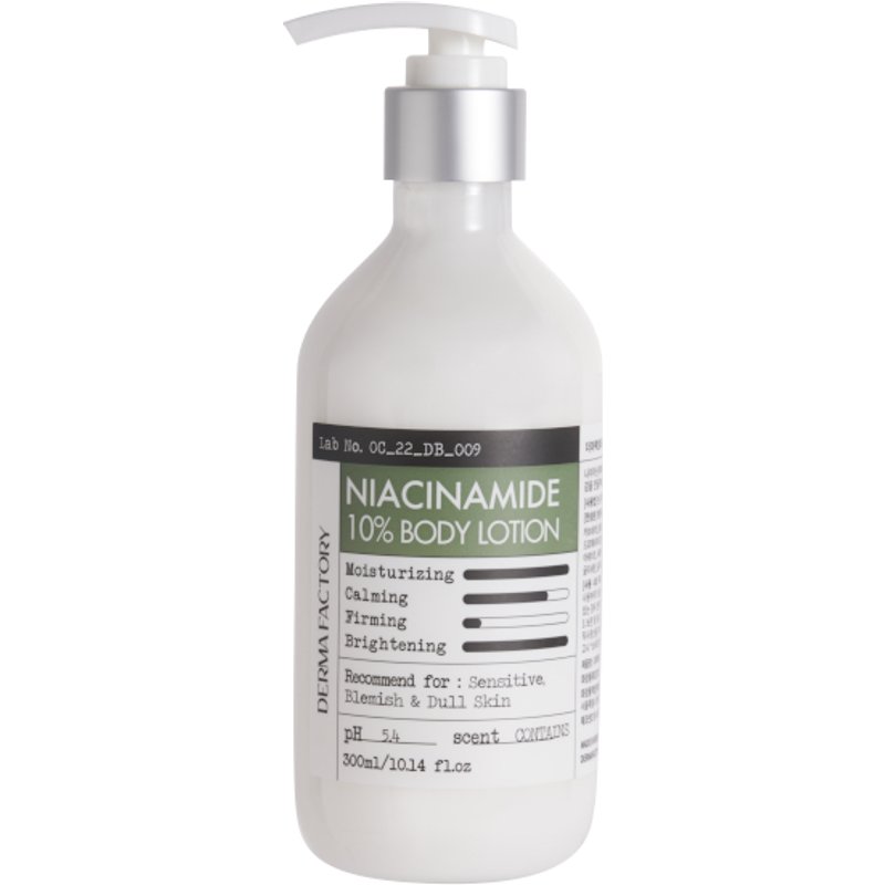 DERMA FACTORY - Niacinamide 10% Body Lotion - 300ml