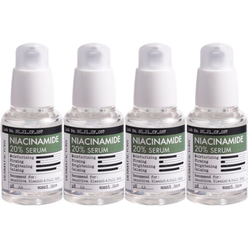 DERMA FACTORY - Niacinamide 20% Serum - 30ml (4ea) Set