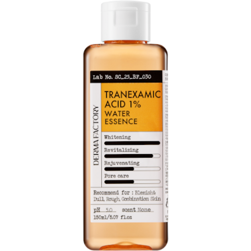DERMA FACTORY - Essence d'eau à 1 % d'acide tranexamique - 150ml