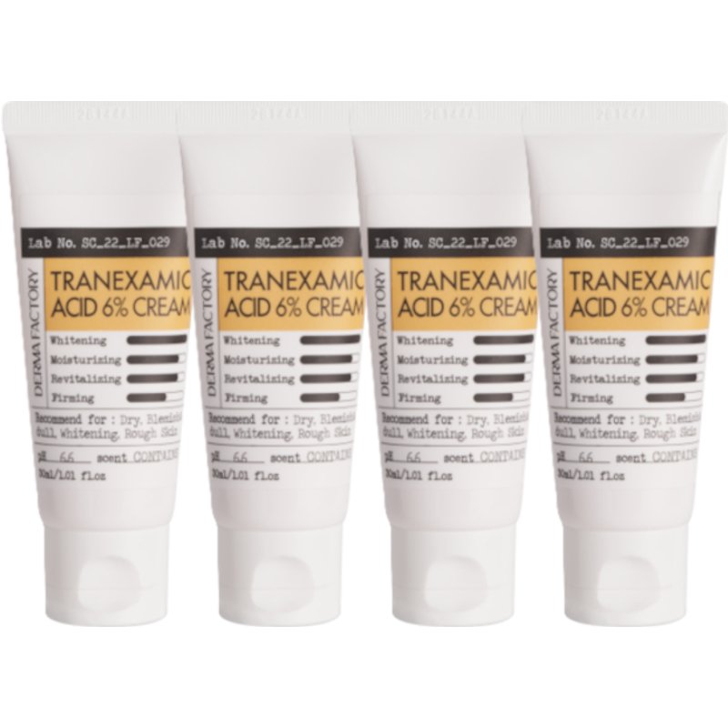 DERMA FACTORY - Tranexamic Acid 6% Cream - 30ml (4ea) Set
