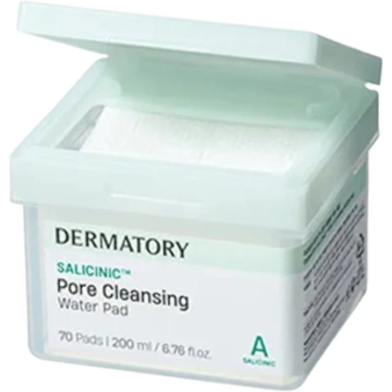 Dermatory - Tampon d'eau nettoyant les pores à l'acide salicylique - 70pièces