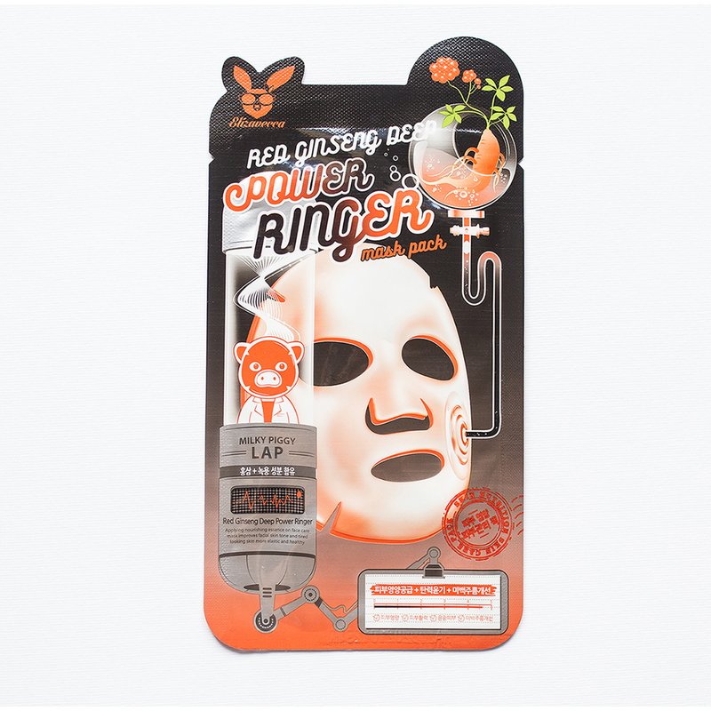 Elizavecca - Pack de masques de gingembre rouge Power Deep Ringer - 1pièce