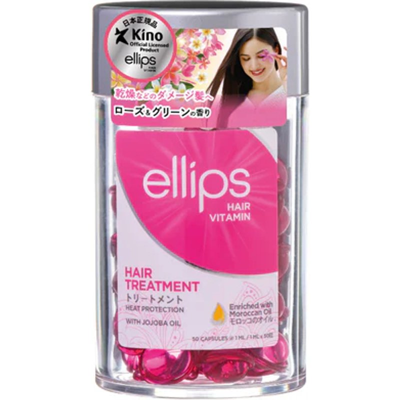ELLIPS - Vitamine capillaire - 50 pièces - Repair Hair Treatment (Pink)