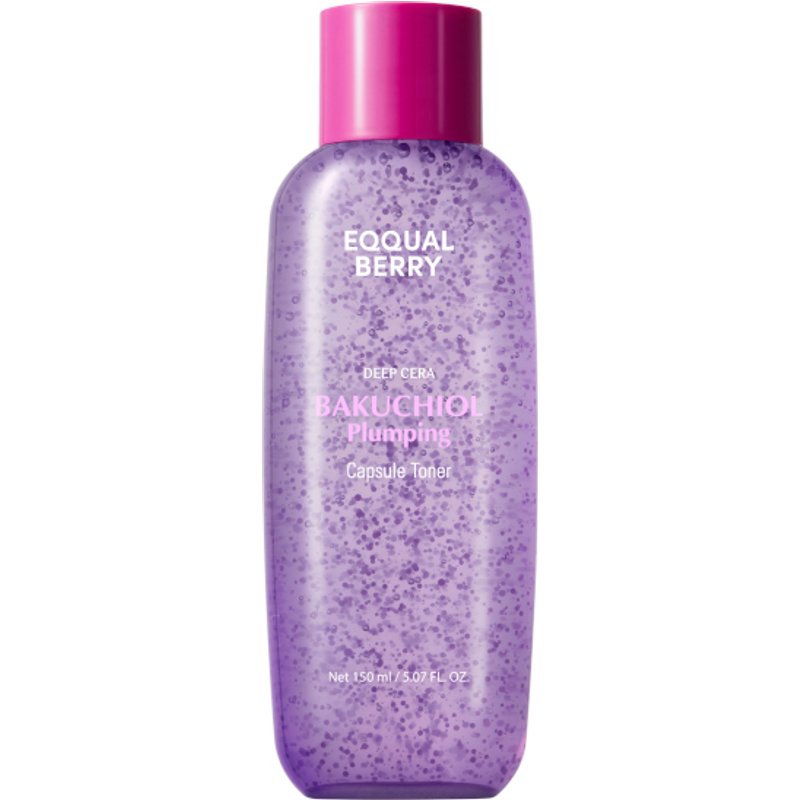 EQQUALBERRY - Lotion tonique repulpante en capsules de bakuchiol - 150ml