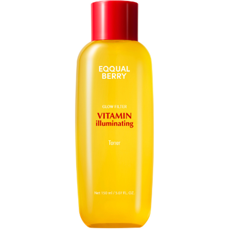 EQQUALBERRY - Lotion tonique illuminatrice aux vitamines - 150ml