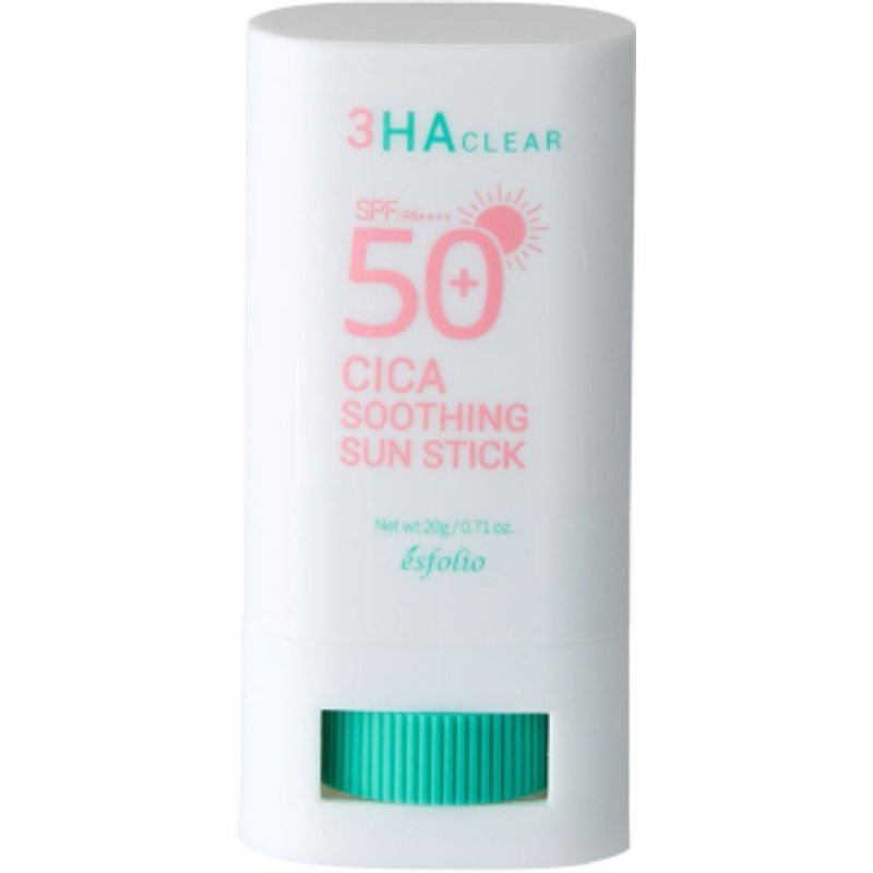 esfolio - Stick solaire apaisant 3HA Clear Cica SPF50+ PA++++ - 20g