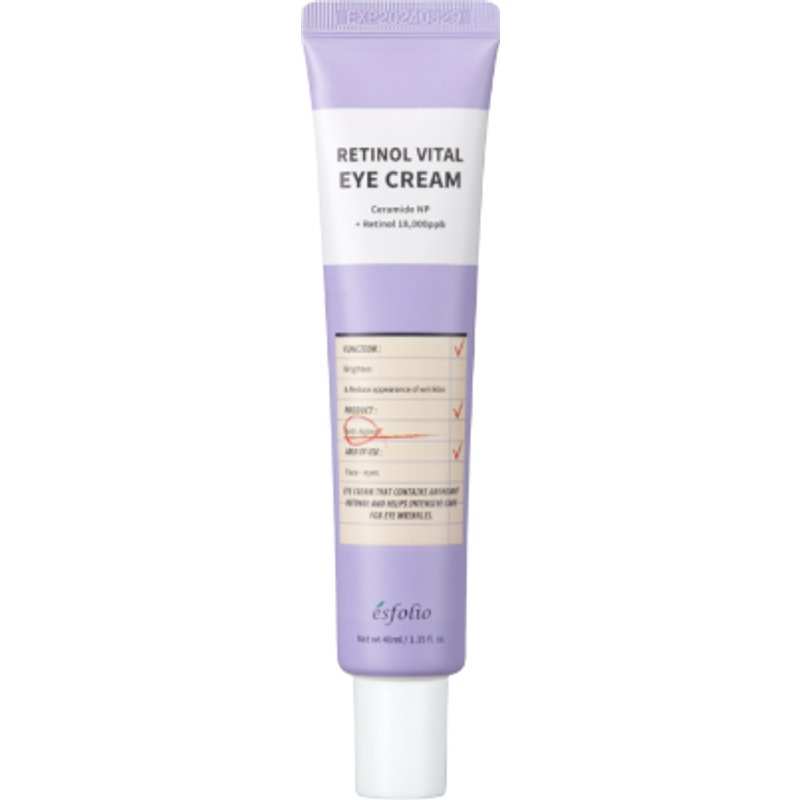 esfolio - Crème Contour des Yeux Rétinol Vital - 40ml