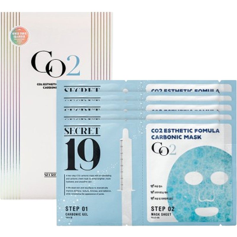 Esthetic House - Masque Carbonique Co2 Esthétique Formule (2 étapes) - 5ea