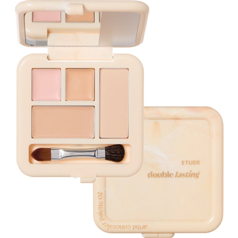 ETUDE - Palette de correcteurs Double Lasting Artist - 5.3g - 02 Medium Skin Tone