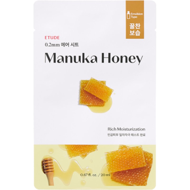 ETUDE - Masque à air de thérapie 0.2 (nouveau) - 1pièce - Manuka Honey