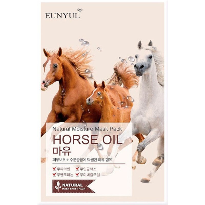 EUNYUL - Pack Masque Hydratant Naturel - Huile de Cheval - 1pièce