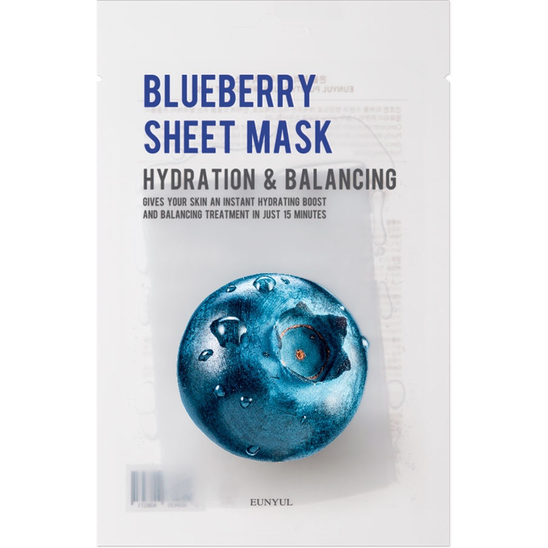 EUNYUL - Purity Masque en feuille à la myrtille - 1pièce