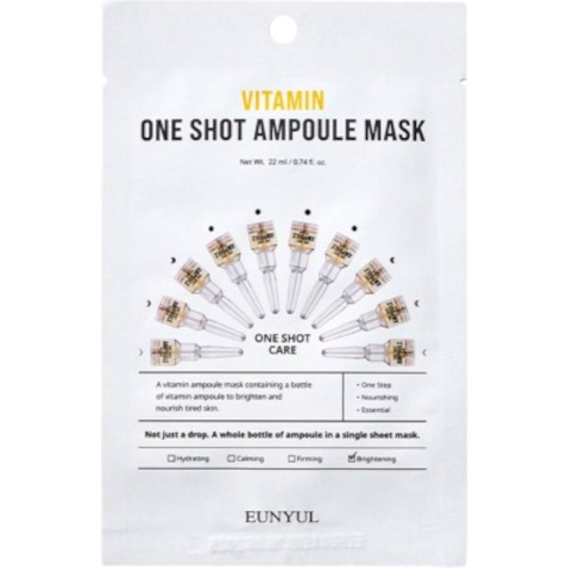 EUNYUL - Masque Ampoule One Shot - Vitamin - 1pc