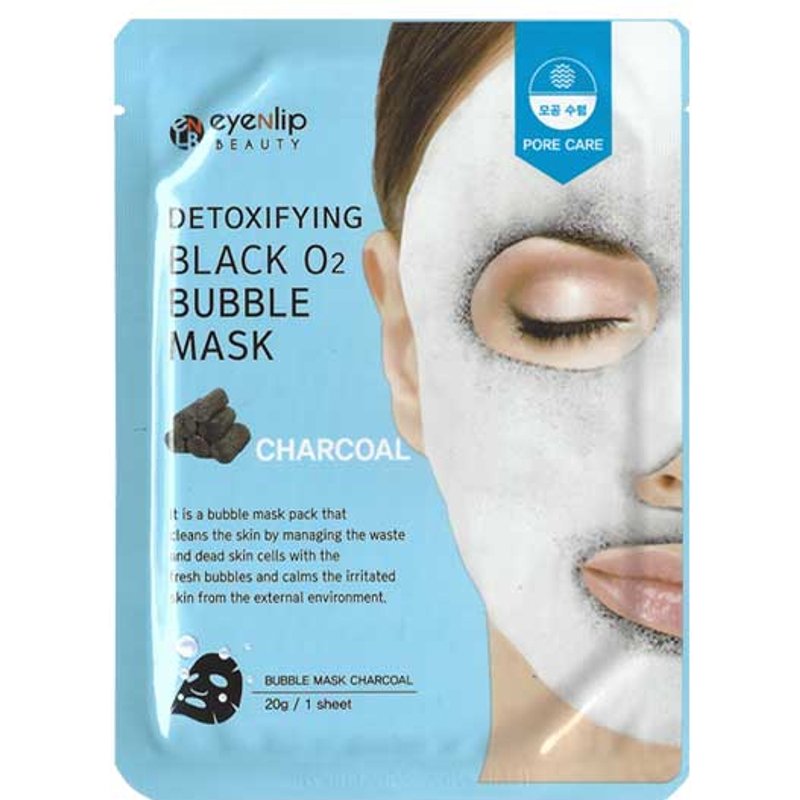 EYENLIP - Masque Bulle Détoxifiant Black O2 - Charbon - 20g