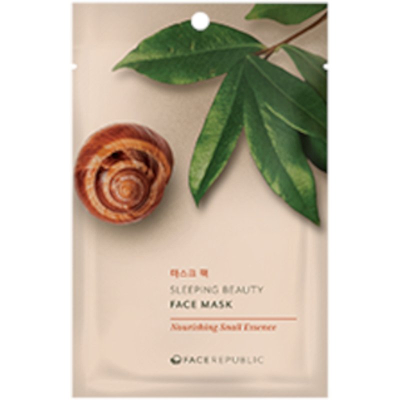 face republic - Sleeping Beauty Face Mask - 23ml - Nourishing Snail Essence