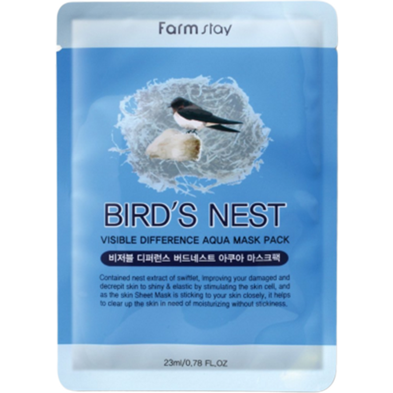 Farm Stay - Visible Difference Feuille de masque - Birds Nest Aqua - 1pièce