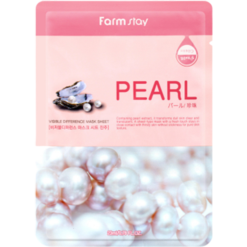 Farm Stay - Visible Difference Feuille de masque - Pearl - 1pièce