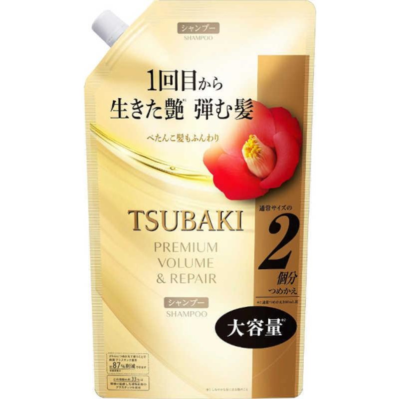 Fine Today - Recharge de shampoing Tsubaki Premium Volume & Repair - 600ml