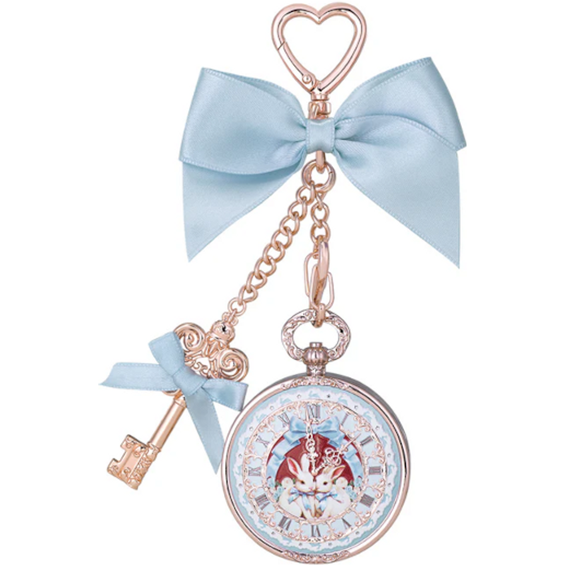 FlowerKnows - Baume à lèvres Bunny Garden avec porte-clés - 2.5g - 01 Creamy Blue