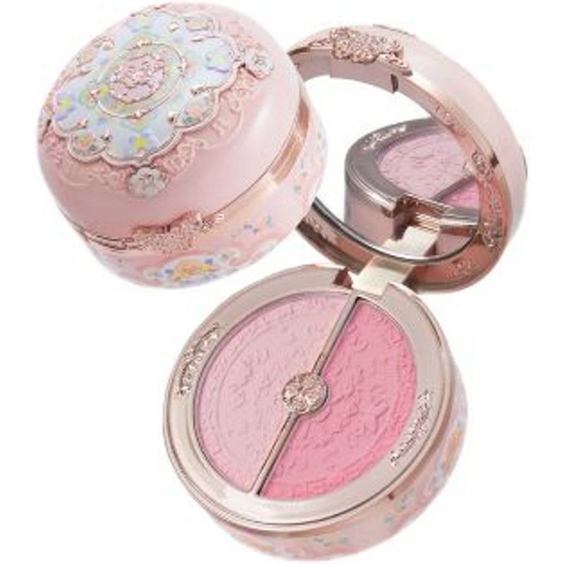 FlowerKnows - Butterfly Cloud Collar Highlighting & Blush Duo Powder - 6g - 03 Pastel Lotus