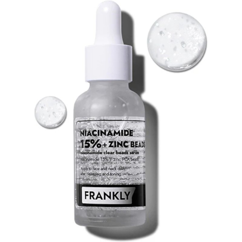 FRANKLY - Sérum à base de niacinamide et de perles de zinc à 15 % - 60ml
