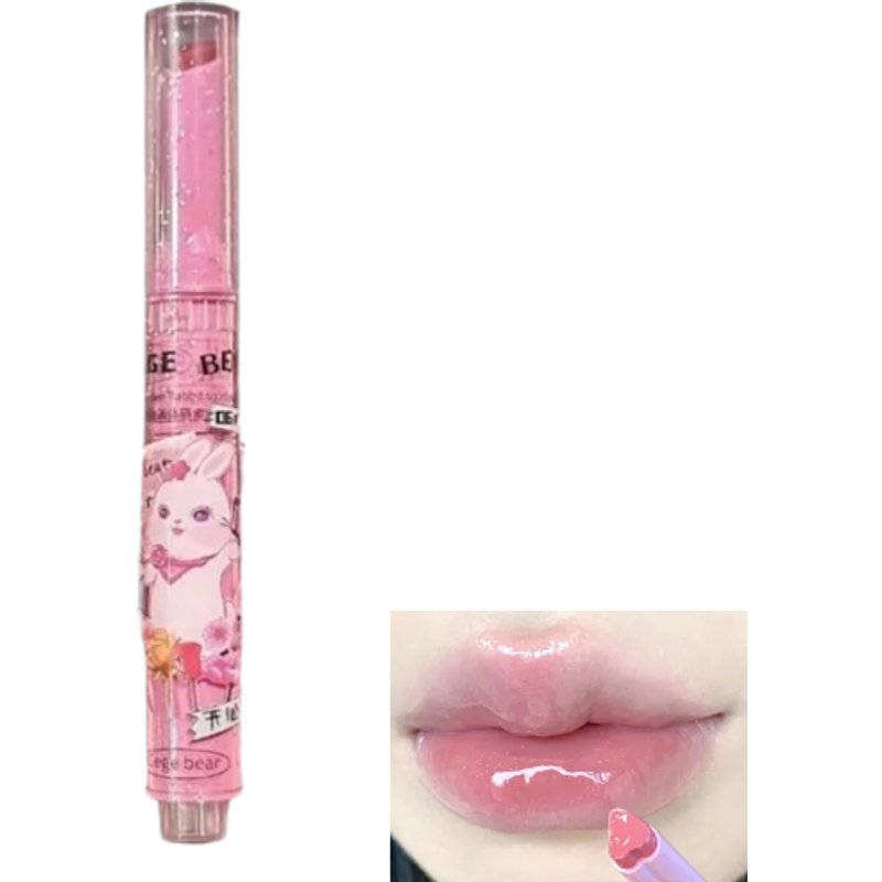 Gege Bear - Brillant à lèvres en forme de cœur - 2g - 01