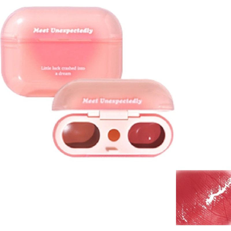 Gogo Tales - Double Spell Lip Cream - 2.8g*2 - G03 Secret Crush Diary