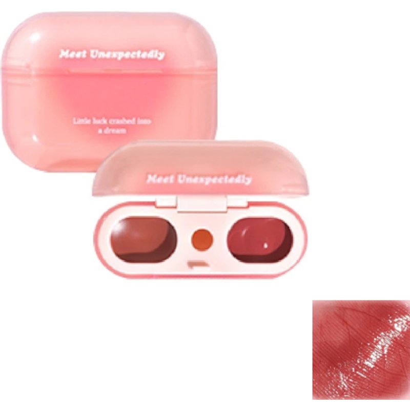 Gogo Tales - Double Spell Lip Cream - 2.8g*2 - G05 Heartbeat Accelerate