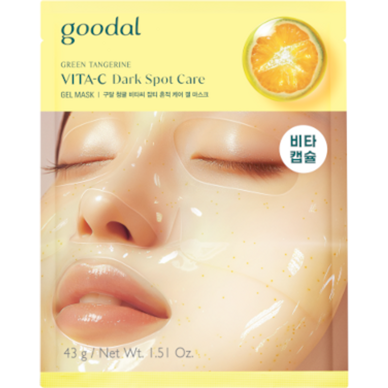 Goodal - Masque gel anti-taches brunes Vita C à la mandarine verte - 1pièce