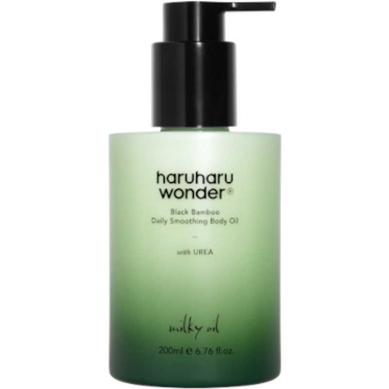 haruharu wonder - Huile corporelle lissante quotidienne au bambou noir - 200ml