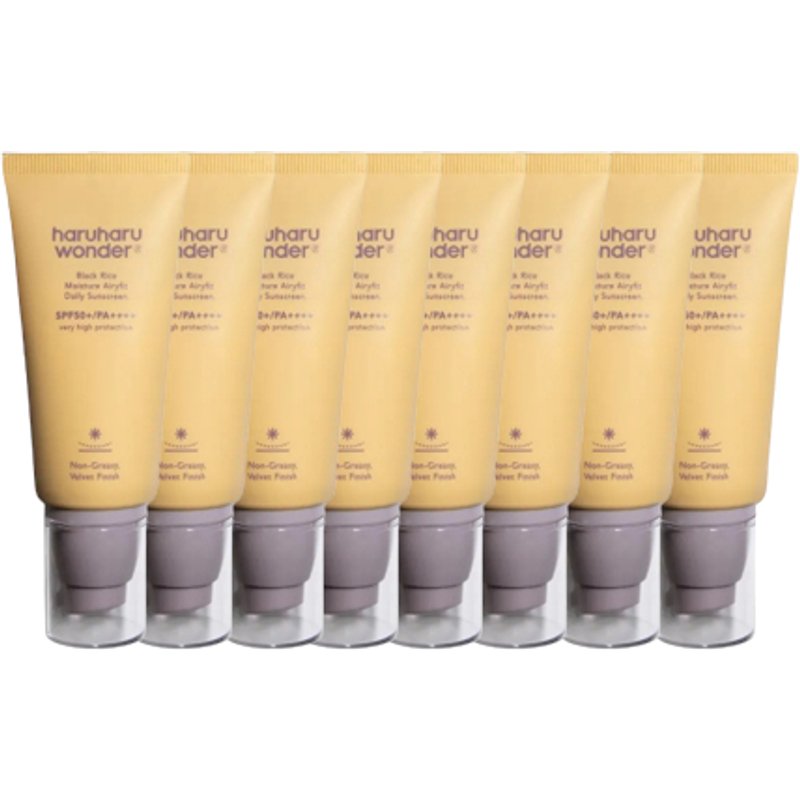 haruharu wonder - Black Rice Moisture Airyfit Daily Sunscreen SPF50+ PA++++ - 50ml (8ea) Set
