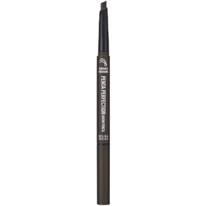 Holika Holika - Crayon à sourcils Penta Perfection Wonder Drawing - 0.3g - 01 Dark Brown