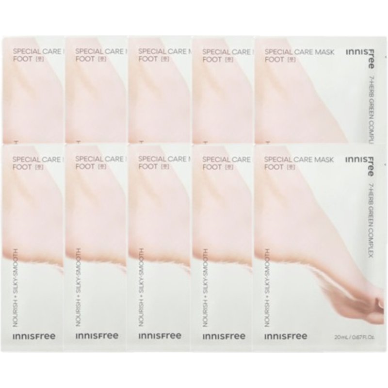 innisfree - Special Care Mask - Foot - 1pièce (10ea) Set