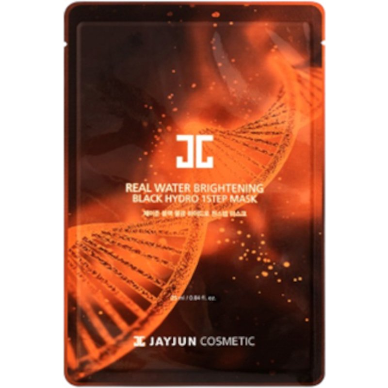 JAYJUN - Masque Hydro noir éclaircissant Real Water en 1 étape - 1pièce