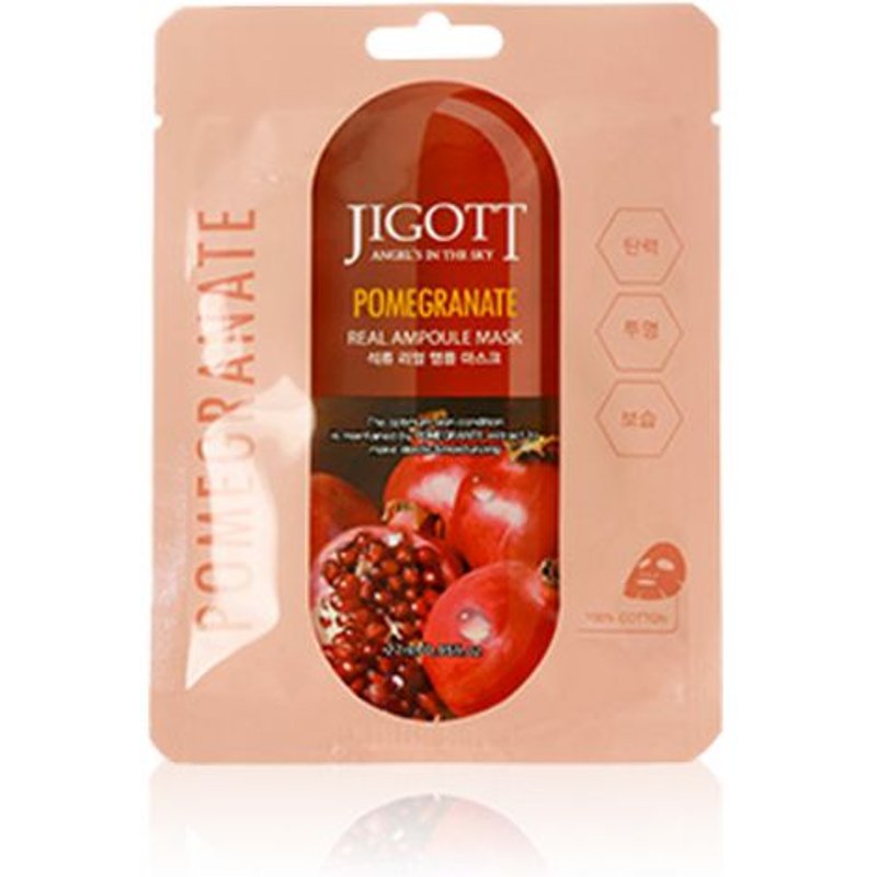 Jigott - Real Ampoule Mask Pomegranate - 1pièce