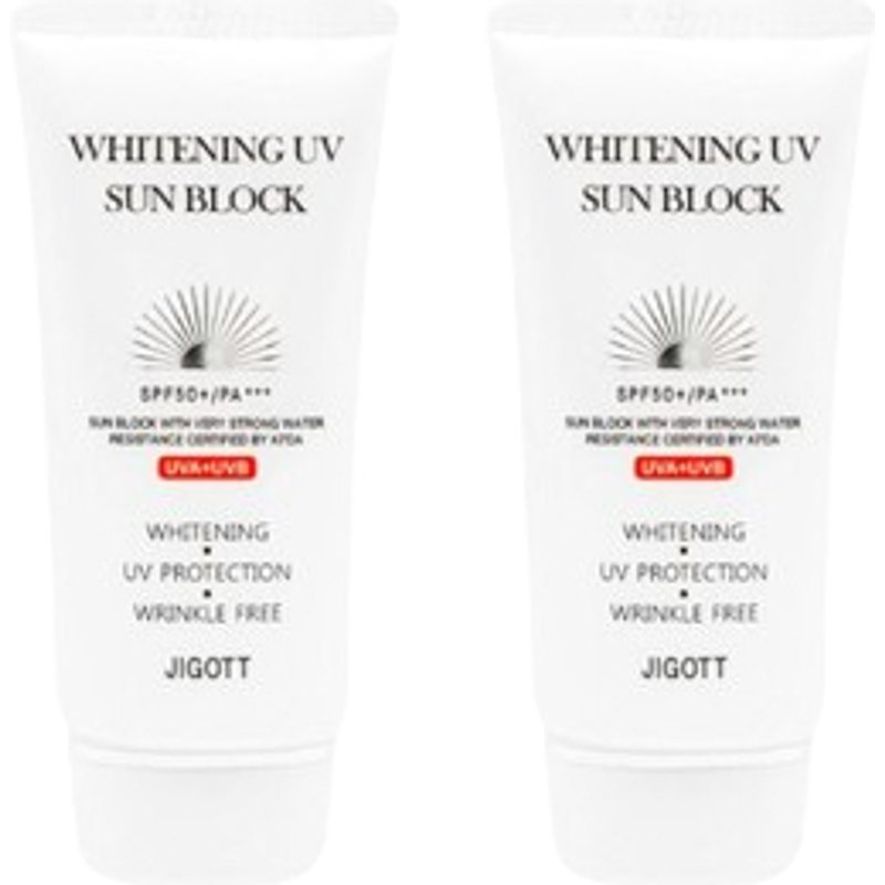 JIGOTT - Whitening UV Sun Block SPF 50+/PA+++ (2ea) Set