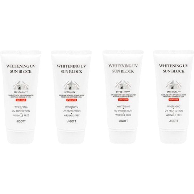 JIGOTT - Whitening UV Sun Block SPF 50+/PA+++ (4ea) Set