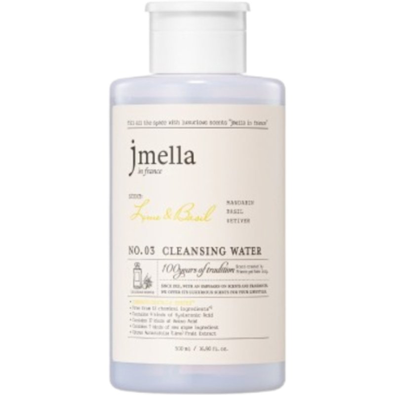jmella in france - Eau purifiante au citron vert et au basilic - 500ml