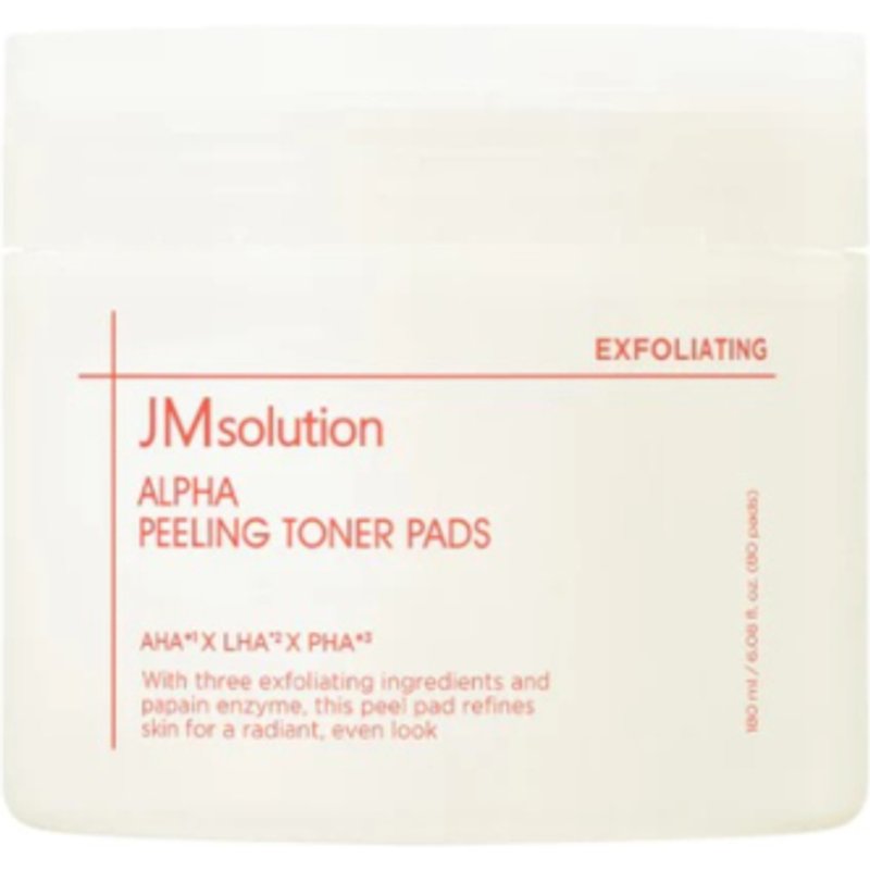 JMsolution - Tampon tonique peeling Alpha - 100pads/170ml