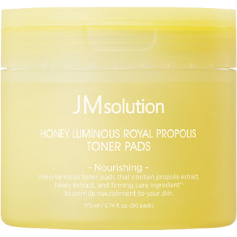 JMsolution - Disques toniques Honey Luminous Royal Propolis - 100pads/150ml