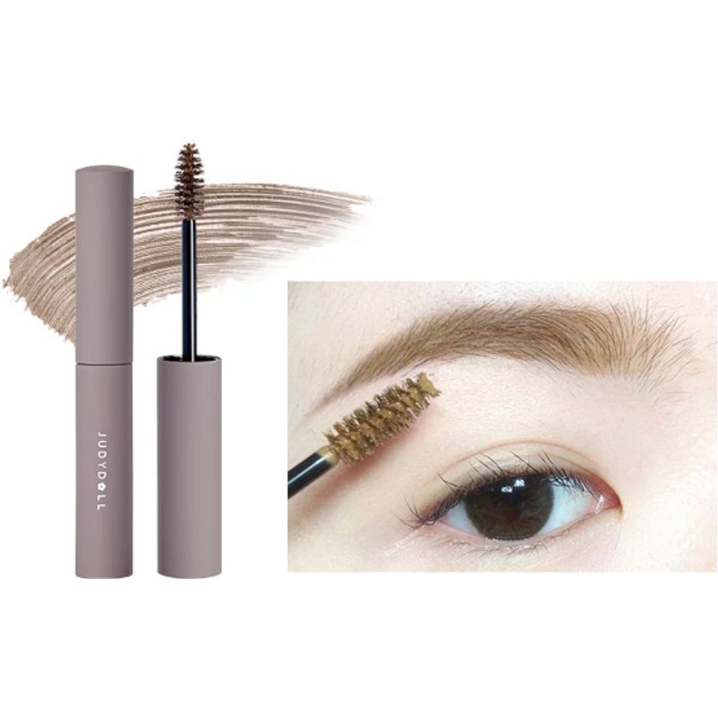 Judydoll - 2 IN 1 Eyebrow Mascara - 2.5g - #02 Gold Brown