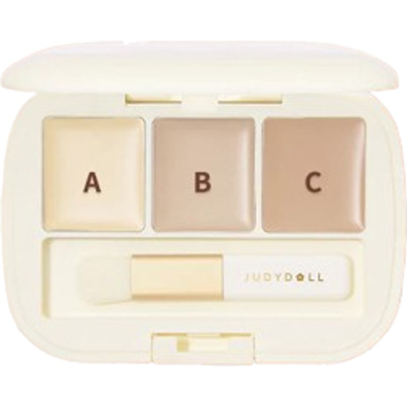 Judydoll - Palette de correcteurs hydratants 3 teintes - 2.7g - #01 Full Coverage