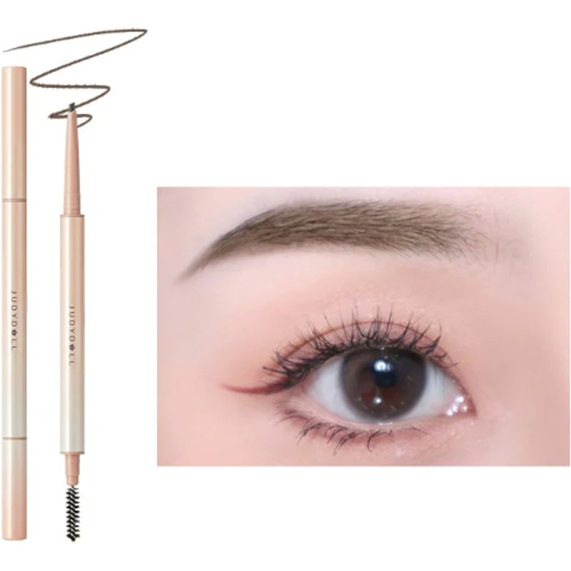 Judydoll - Skinny Triangular-Shaped Eyebrow Pencil - 0.08g - #03 Natural Brown
