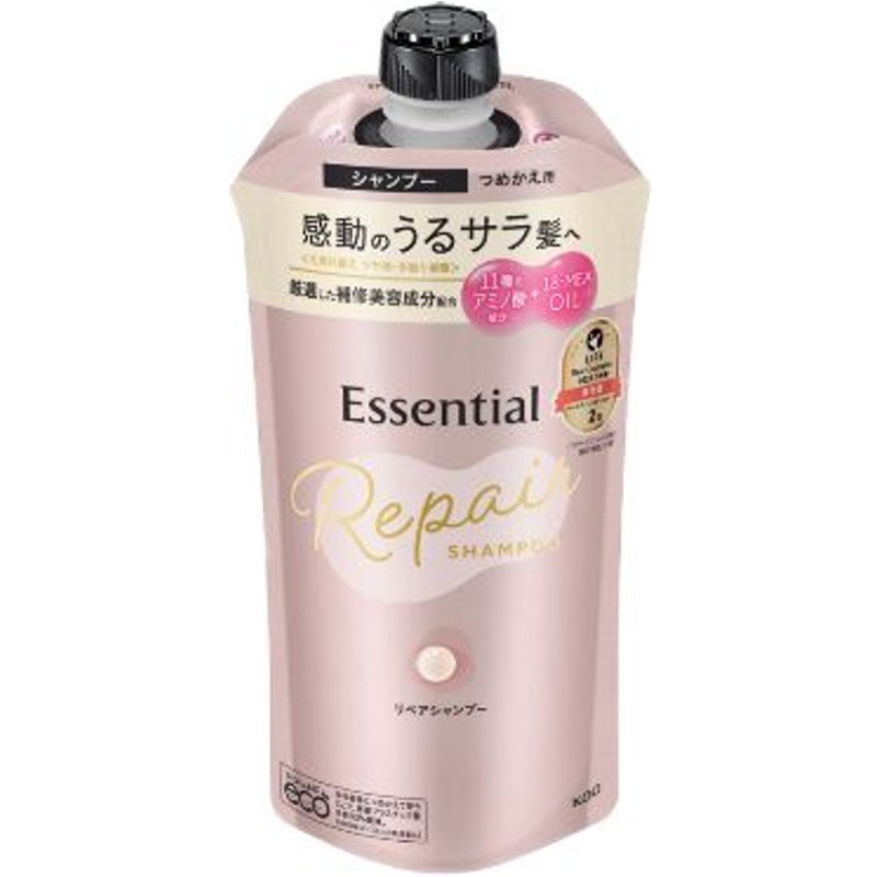 Kao - Recharge de shampoing Essential Repair - 340ml